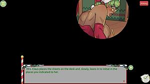 claus secret surprise xmas hentai game ep 3 mrs santa tease us with her underskirt anal plug 🎄