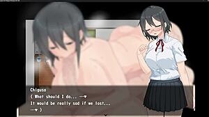 Волшебная девчонка прячет огромные титьки в Breasty 4, какой секрет?