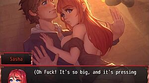 Harem in another world harem hentai game ep 13 best thighjob ever