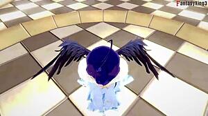 Albedo from Overlord in Full Fantasy Sex with Succubus
