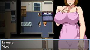 The wife heads naked to the park for a cum bath from beggars in this hentai game part 7.