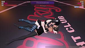 Manga-inspired porn with dancing and sex