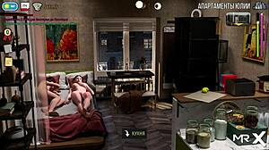 Busty hentai game with animated characters
