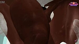 Step-brother sneaks into shower for forbidden fuck with Mae