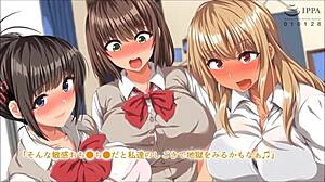 my big dick got me tangled with busty girls unexpectedly! 😲