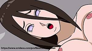 하나비가 야한 헨타이 액션에서 강렬한 하드코어 세션에 뛰어들어.