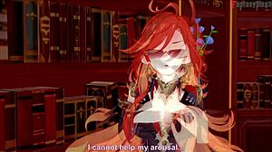 yo, check mavuika sucking and banging in jean’s office, free pov genshin impact full fantasy