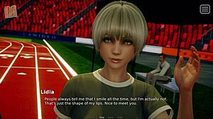 Hentai game with anime-style bully as lover