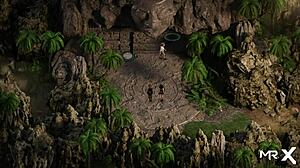 What's inside the open door in treasure of nadia?