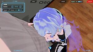 Nymphs in action in hentai