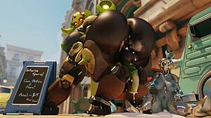 Big 3D Overwatch Orisa Compilation with Stunning Anime Scenes