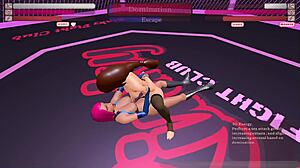 Kinky fight club: roxy cox battles nagini in t1r25