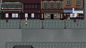 Small-titted detective gets exposed in front of an old man