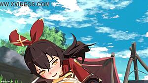 Outride Her with Amber and Aether in Genshin Impact Animation