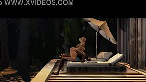 إكس مع علي لانكري وداميان غودارد في مشاهد حميمة ساخنة