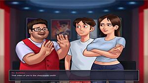 Summer time saga unc part 23 big tits intense action