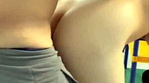 Catching My Girlfriend in the Classroom for a Wild Big Cock Blowjob.