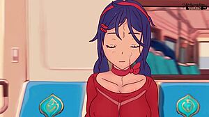 mita got drilled in the subway miside hentai parody 2025