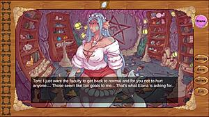 Psychedelic hentai game with weird sex goddess saving world