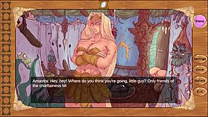 Psychedelic hentai game with weird sex goddess saving world