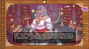 Psychedelic hentai game with weird sex goddess saving world