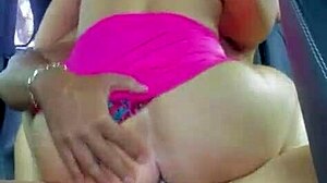 Beautiful MILF gets some hot cartoon sex while being driven by her husband