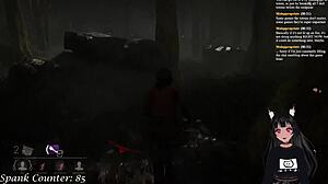 Lewdneko's DBD gameplay and spanking