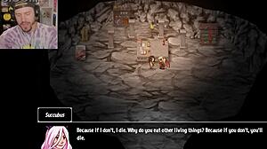 Big tits bouncing while getting fucked in a cartoon game