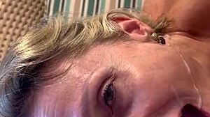 alineflavio update shows blonde milf reaching orgasm with facial finish