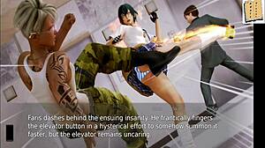 Exploring Academy Game Chapter 155 in Anime Style