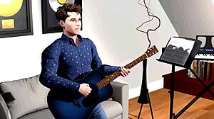 i explore musik luv magick in cel-shaded anime episode one