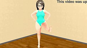 Kyoto animated seductress: The dancing plump princess