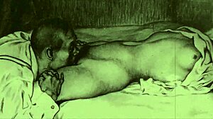 I found some stunning vintage erotic drawings