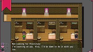 Первая работа ведьмы-проститутки - титджоб в гильдии Ceres Contract хентай игре часть 5