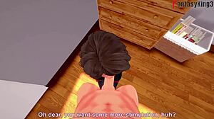 Hey, check Aunt Cass giving a wild blowjob as Cassidy Hamada in Big Hero fantasy!
