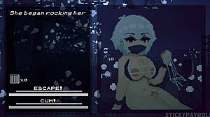 succubus hunt - fucking thick white girl with big ass, then her friend in hentai game part 2