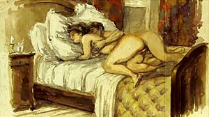 Dibujos eróticos de anime retro vintage con escenas sensuales y personajes