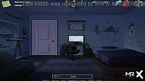 Babe demonstrates mouth skills in summertimesaga