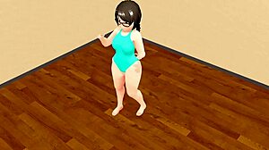 Kyoto animated seductress: The dancing plump princess