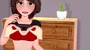 Hey, check Aunt Cass giving a wild blowjob as Cassidy Hamada in Big Hero fantasy!