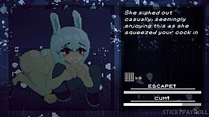 succubus hunt - fucking thick white girl with big ass, then her friend in hentai game part 2