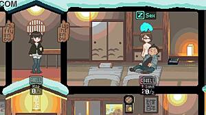 Raw Hentai Game Pixel Art Shows Three Horny Girls Fucking Partners