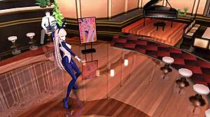 トキ in a mysterious 3D cartoon encounter worth watching