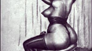 vintage retro anime drawings