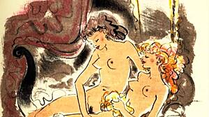 vintage retro anime drawings