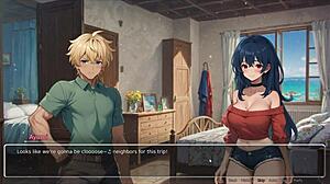 Difuminando paredes en juego hentai ep 3, estoy provocando a mi novio con voyeur, ¿sabes!