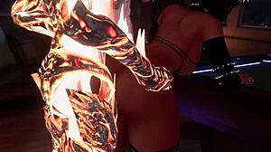 Flamen hot Atronach action i VR