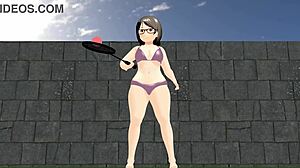 Kyo's animated special sex adventure with a curvaceous heroine who loves tennis and exposes her beautiful big boobs