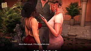 Check out these big tits in the 3d game!