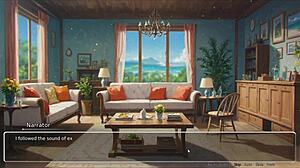 Membuat dinding kabur dalam permainan hentai ep 3, saya macam menggoda teman lelaki dengan voyeur, tahu tak!